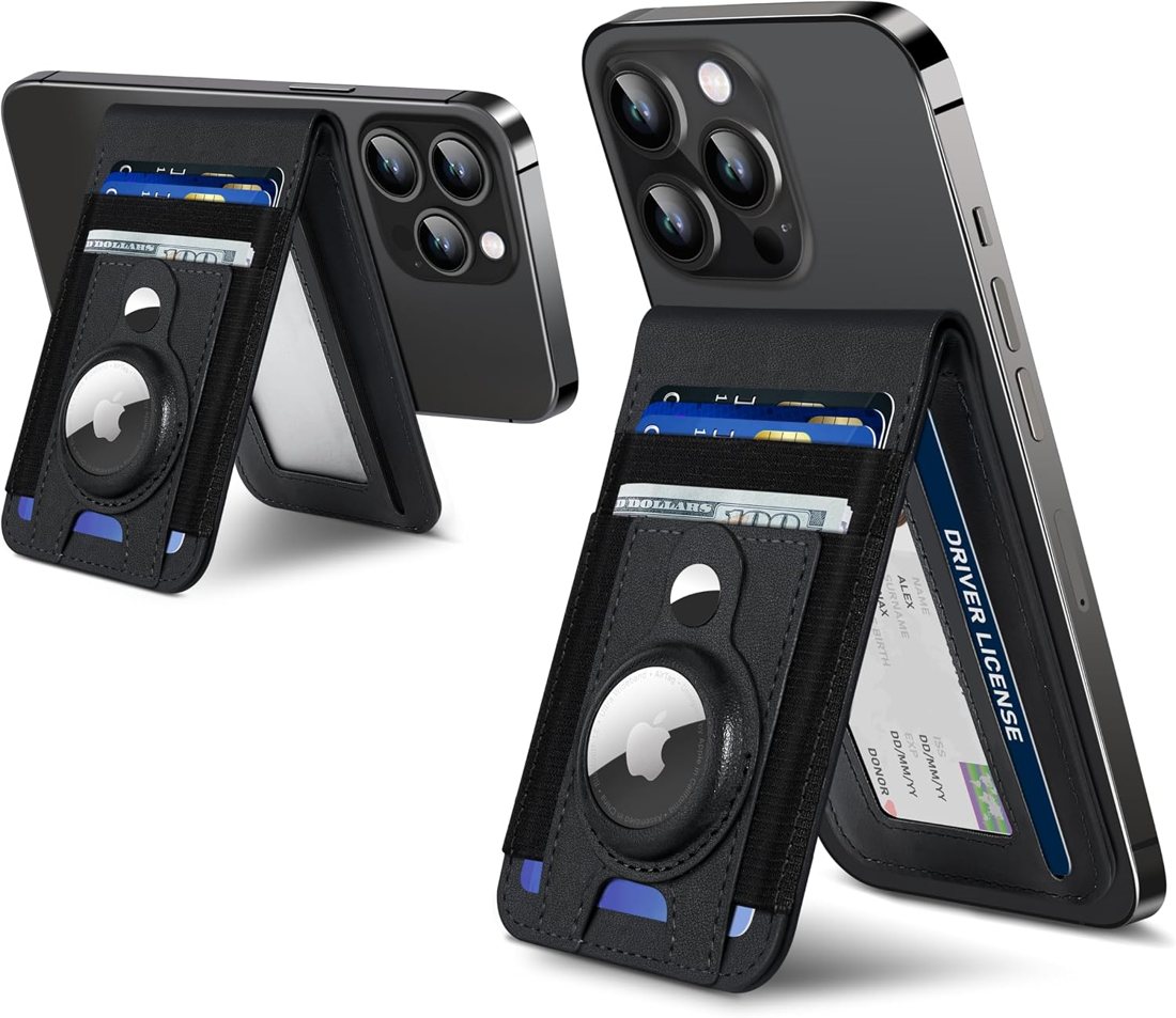 ExtreLife Wallet Stand, 10-Card with Tracker Pocket