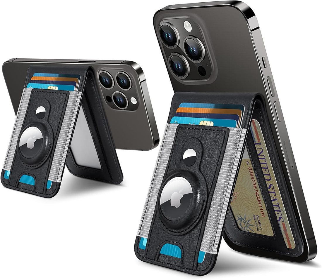 ExtreLife Wallet Stand with Tracker Pocket & ID Window